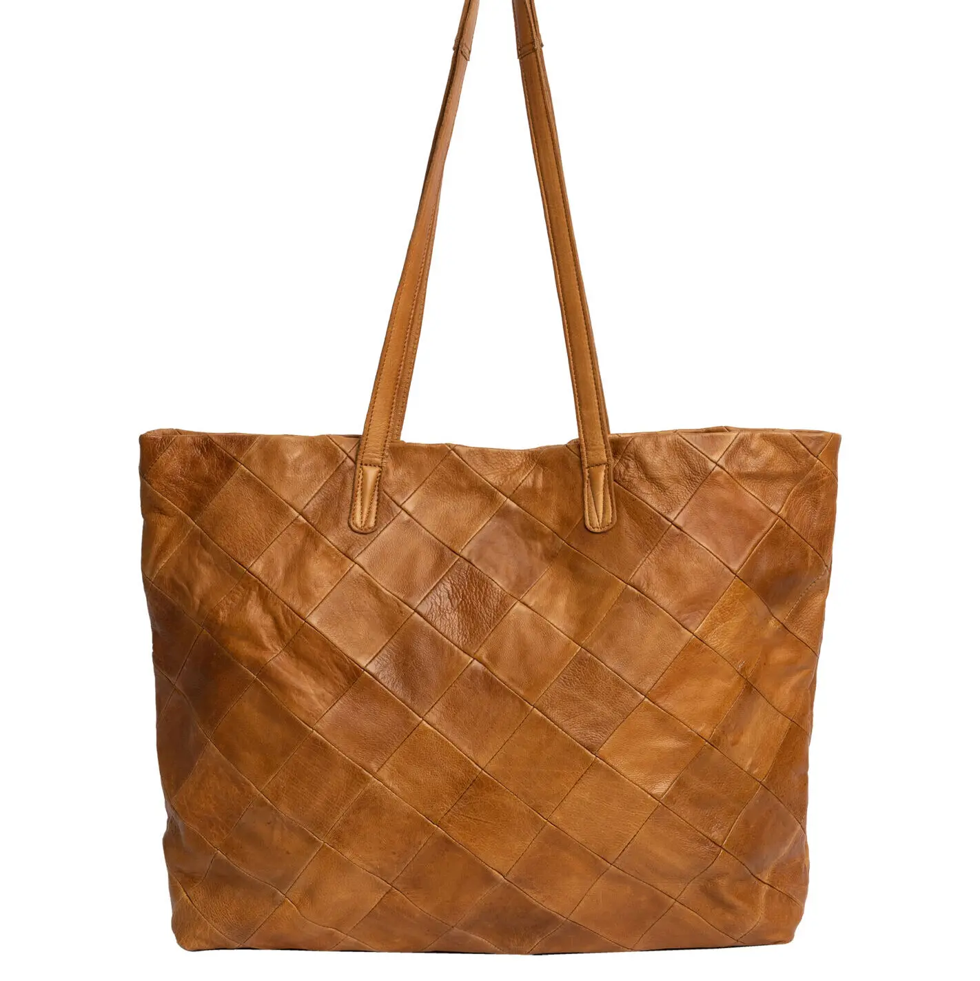 RE:DESIGNED Gry - Scrap Leather Garntaske