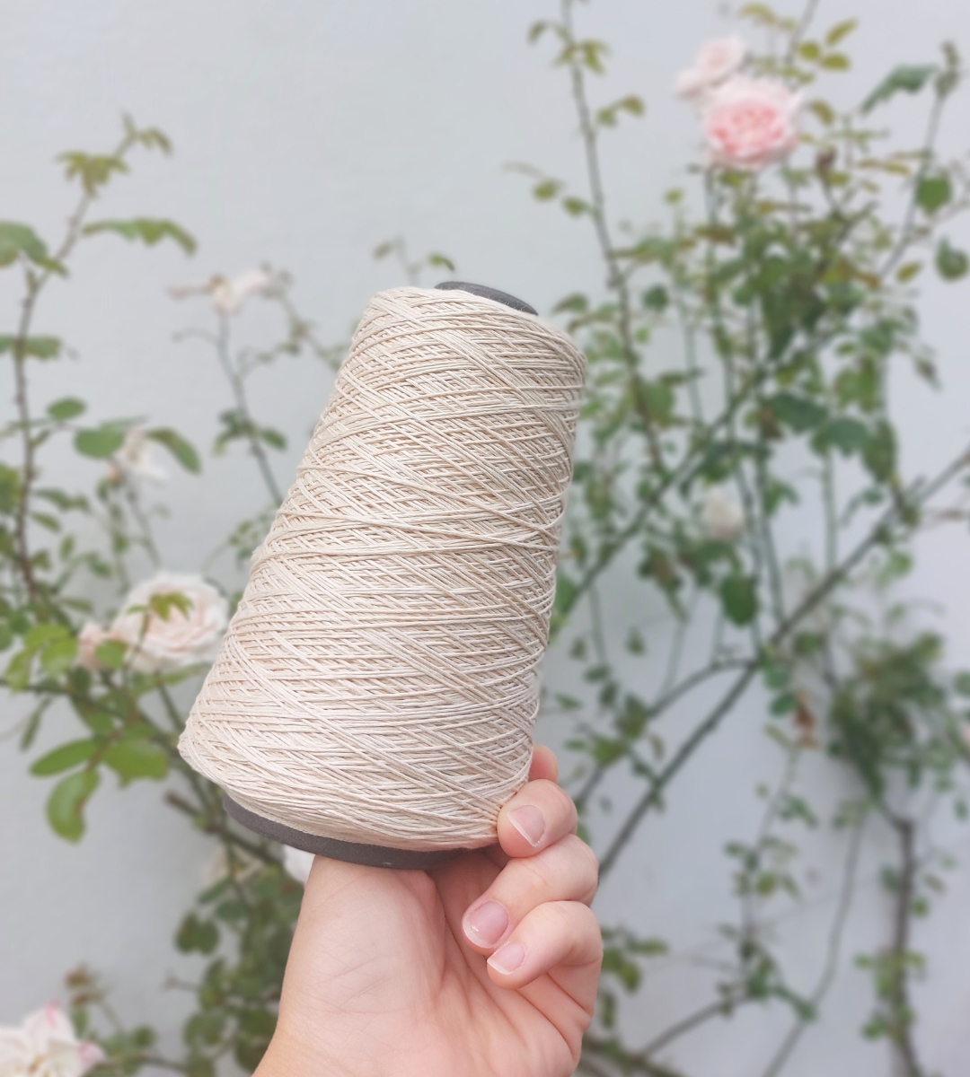 Bomuld Silke cert. OEKO-TEX® STANDARD 100 (300 g) - Råhvid