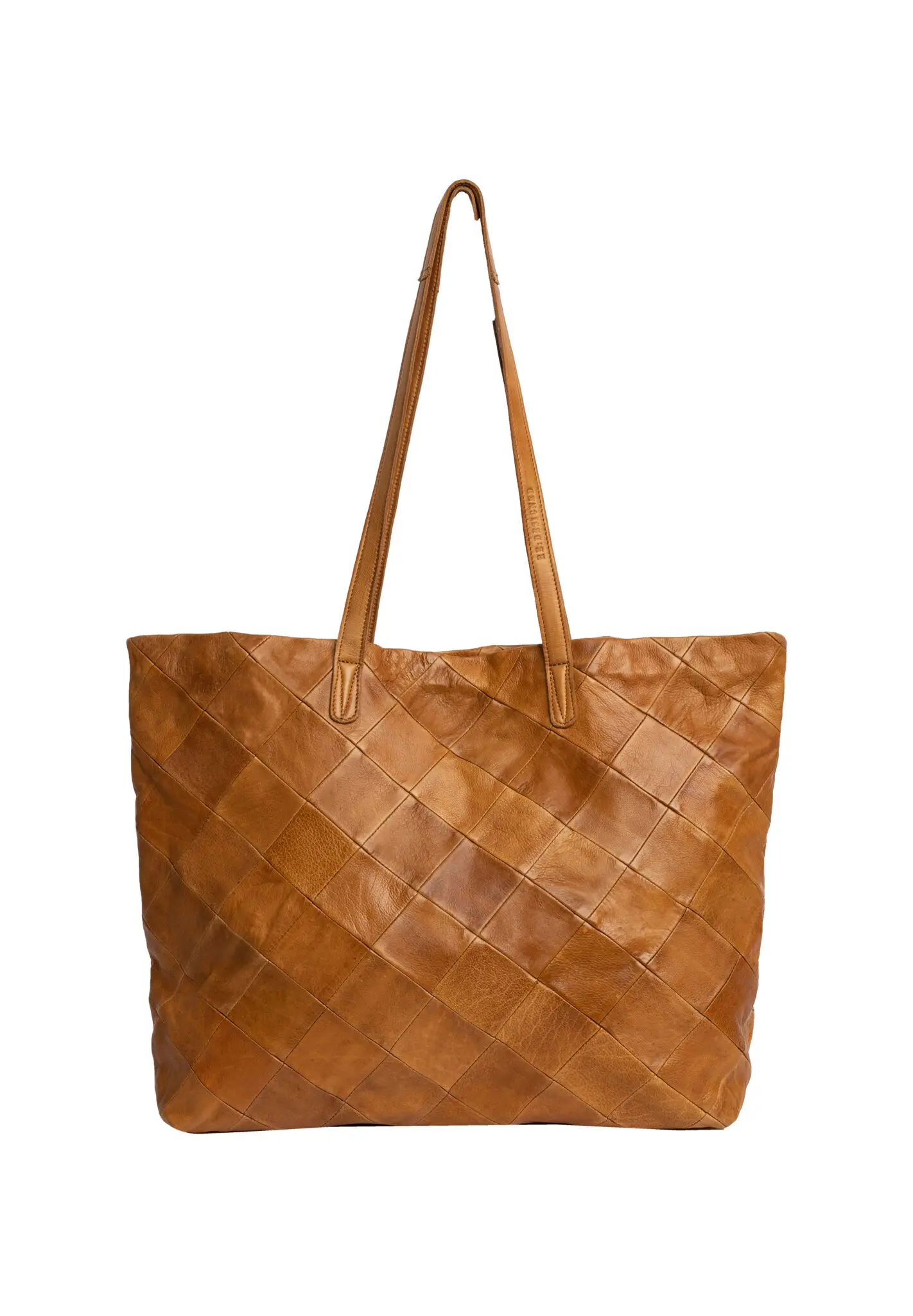 RE:DESIGNED Gry - Scrap Leather Garntaske