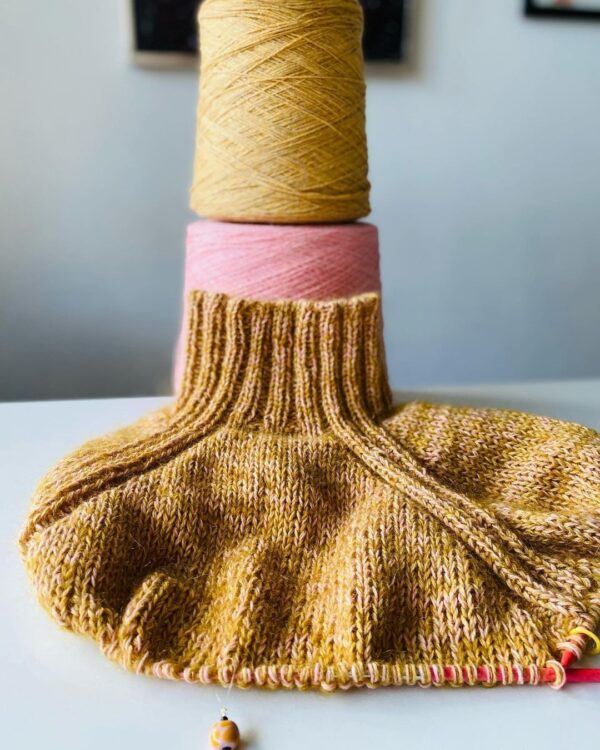 Merino angora sweater