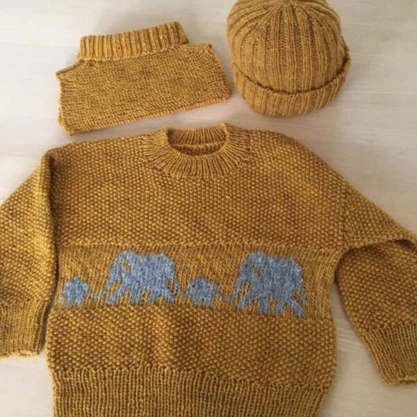 Garnalternativ til Stockholmsweater Junior