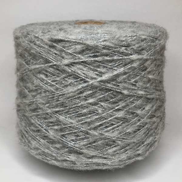#2 - RWS uld glimmergarn (700 g) - Sølv