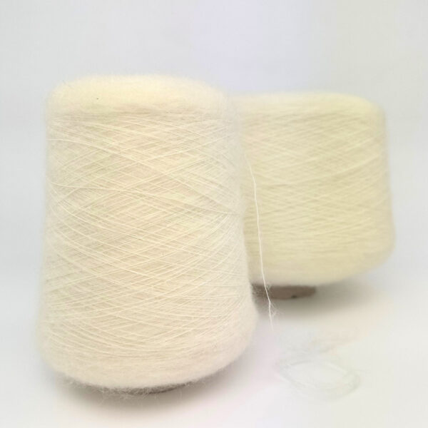 Cancun Mohair Følgetråd - Hvid