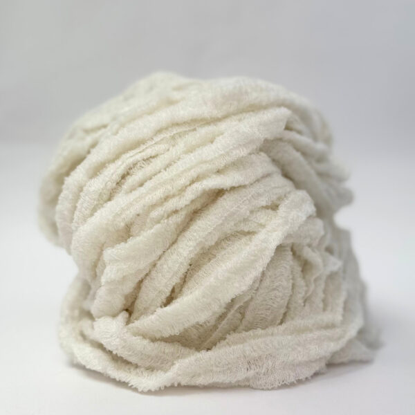 Chunky Båndgarn i bundter (300 g) - Hvid