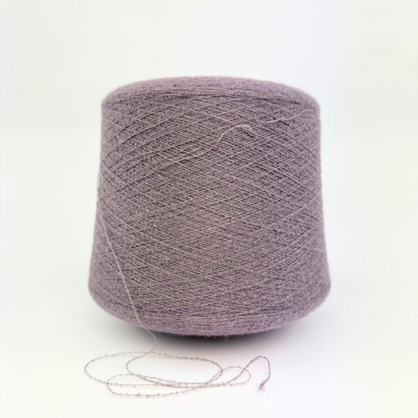 Fense Cashmere Silke (950 g) - Violetgrå