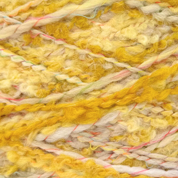 Bouclé Effektgarn (550 g) - Forårsgul - Image 2