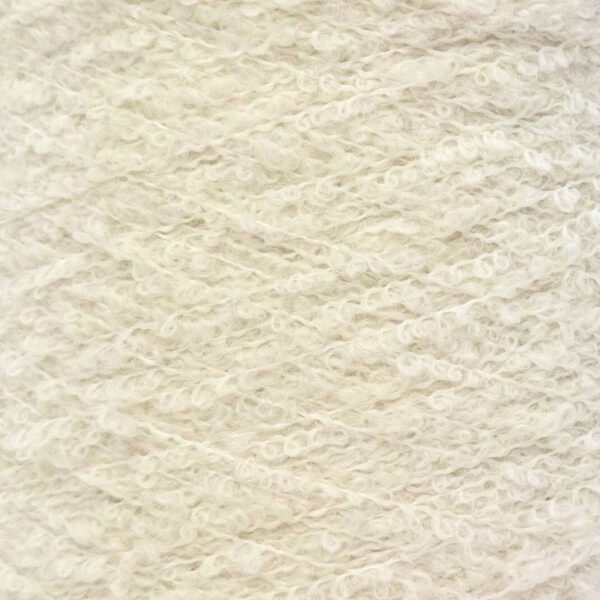 Ilona Bouclégarn (1,1 kg) - Hvid - Image 2