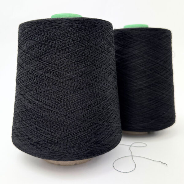 Kyoto Silke Bomuld (500 g) - Sort