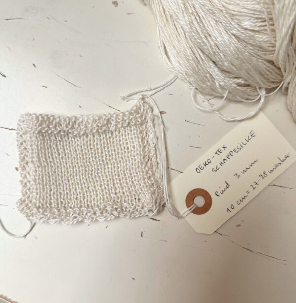 Cici Schappesilke cert. OEKO-TEX® STANDARD 100 (300 g) - Råhvid - Image 2